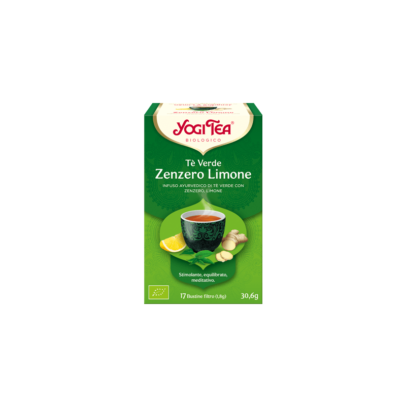 YogiTea® Tè Verde Zenzero Limone