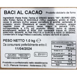 Baci di Dama al Cacao